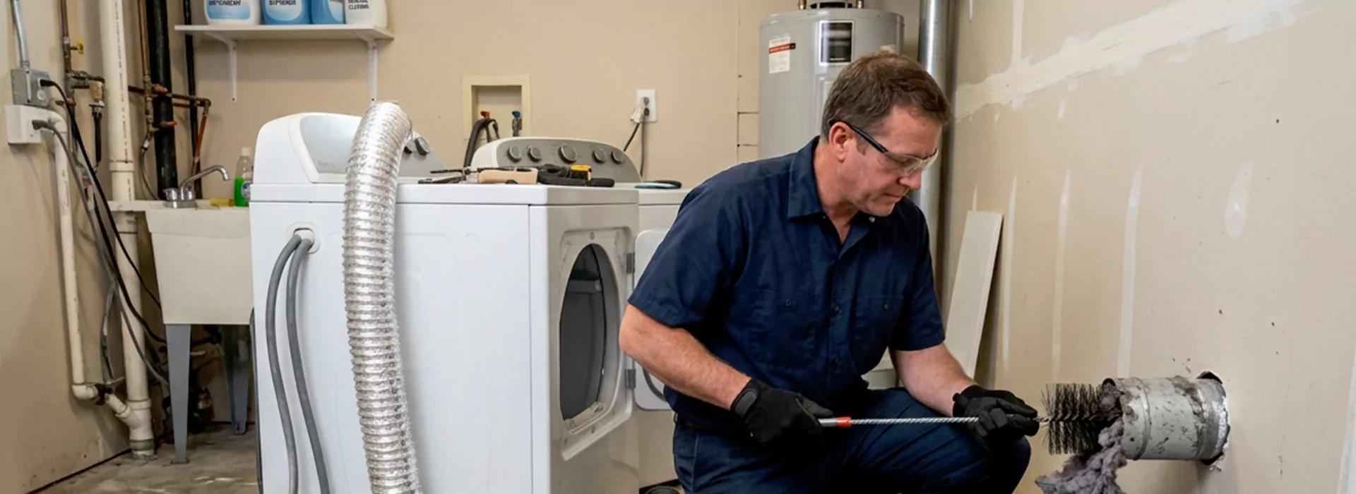 Clogged Dryer Vent Repair in Round Rock, Texas
