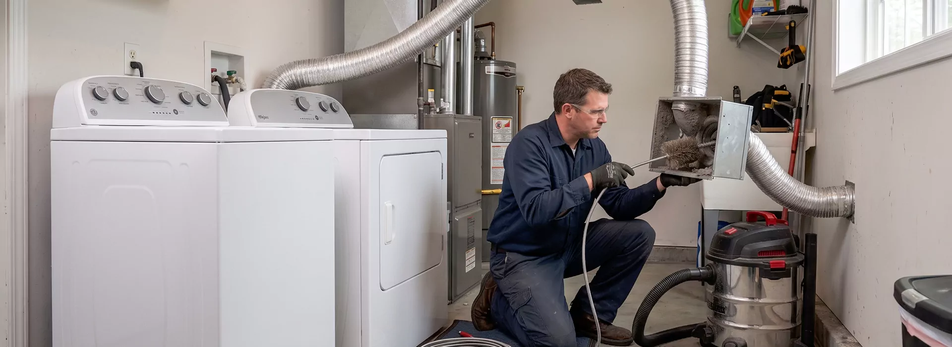 Dryer Vent Booster Fan Cleaning Round Rock, TX