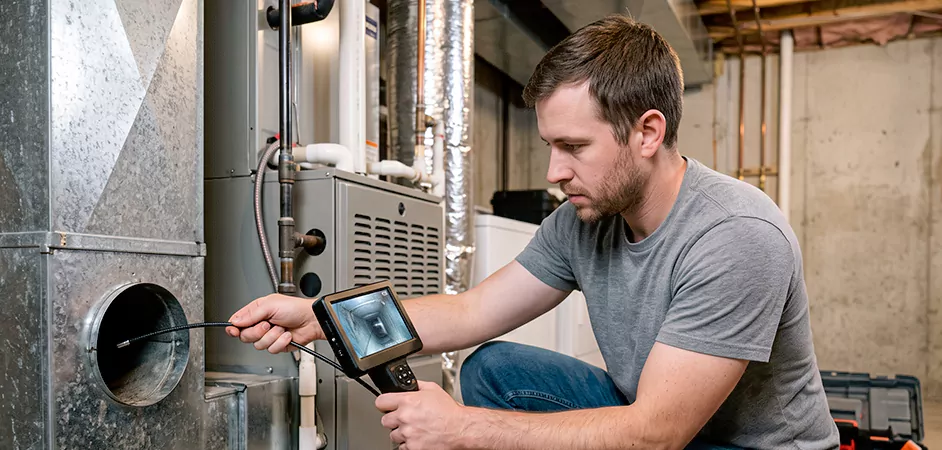 Air Duct Camera Inspection in Round Rock, TX