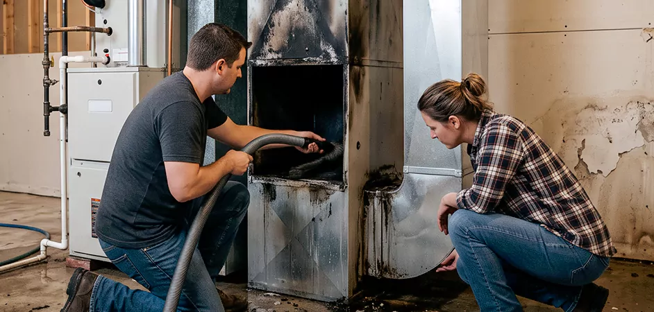 Fire and Flood Duct Restoration in Round Rock, TX