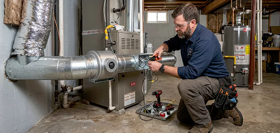 Booster Fan Installation in Round Rock