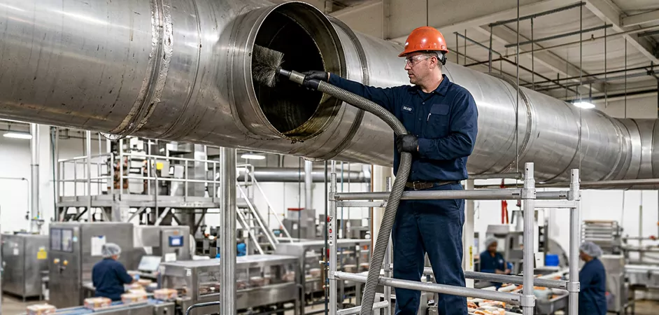 Food Processing Facility Duct Cleaning in Round Rock