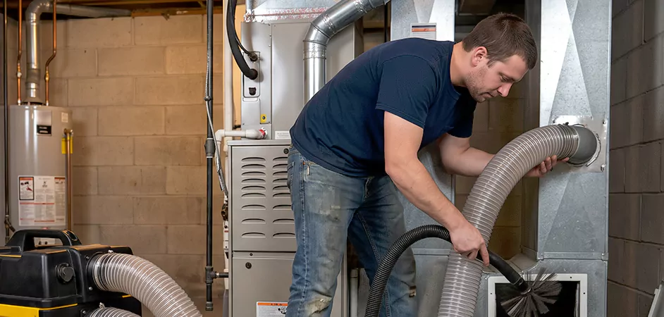 Negative Pressure Duct Cleaning for Large and Long Duct Systems in Round Rock